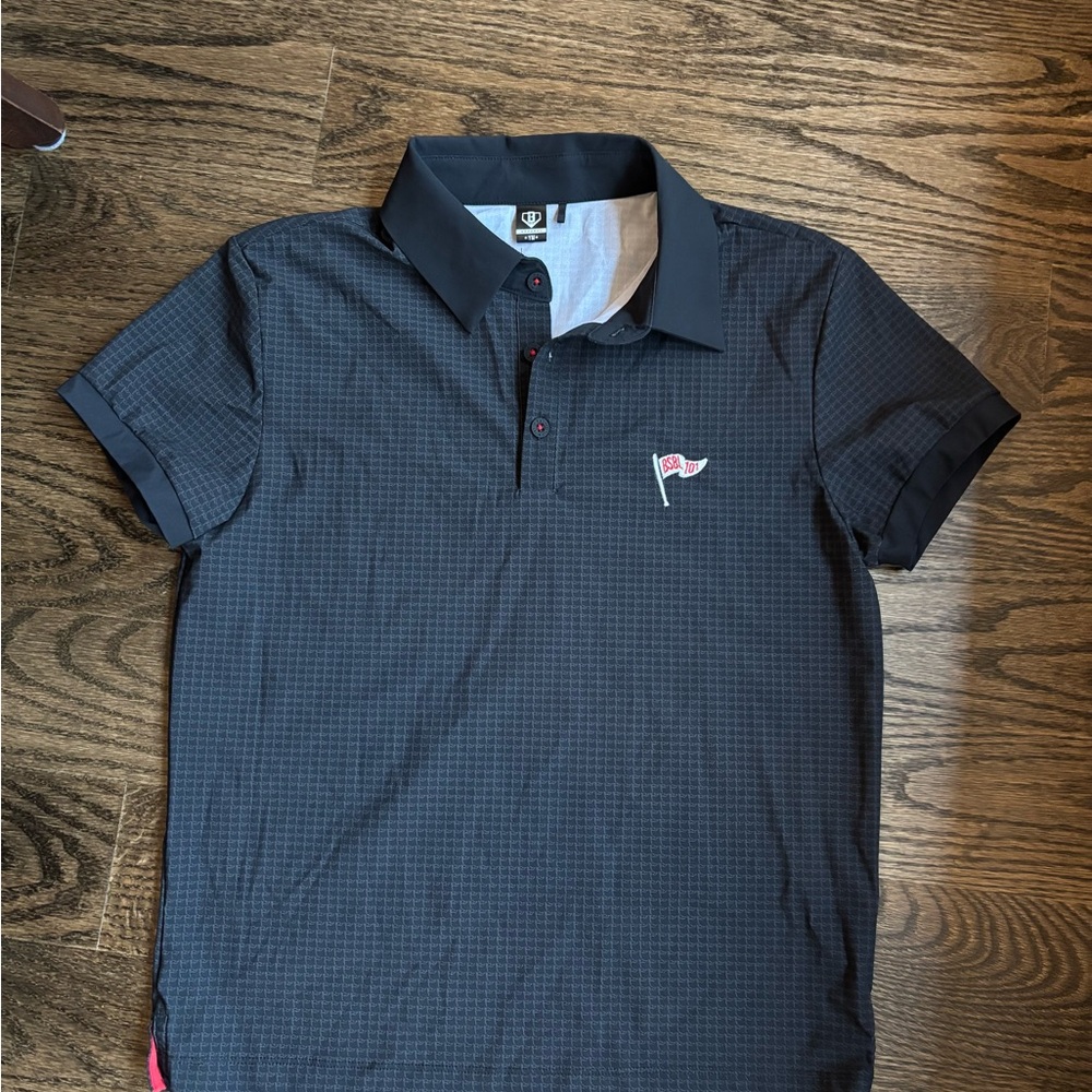 BSBL Lifestyle 101 youth Black Polo Shirt size Ymedium